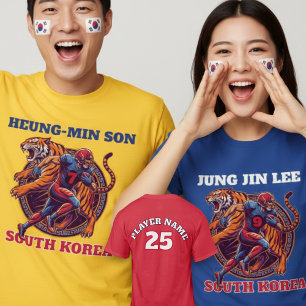 T-shirt Graphisme d'action de l'athlète de football de la