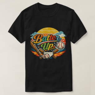 T-shirt Graphisme de baseball Batter Up - Esthétique sport