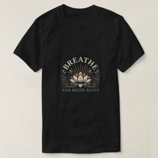 T-shirt Graphisme de bien-être pour prendre soin de soi 'R