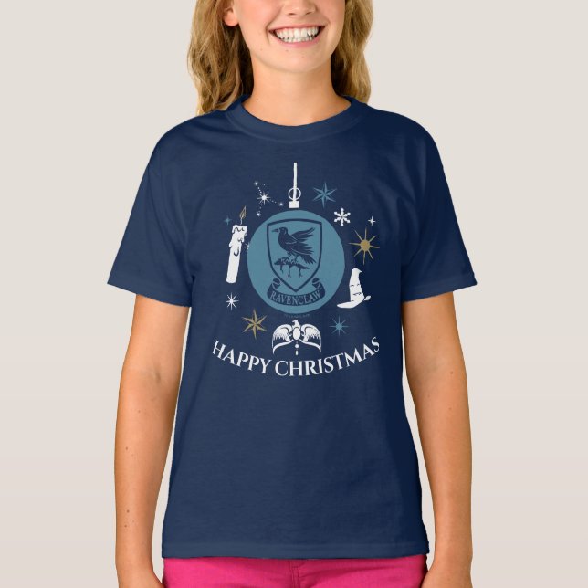 T-shirt Graphisme de Boule de Noël RAVENCLAW™ (Devant)