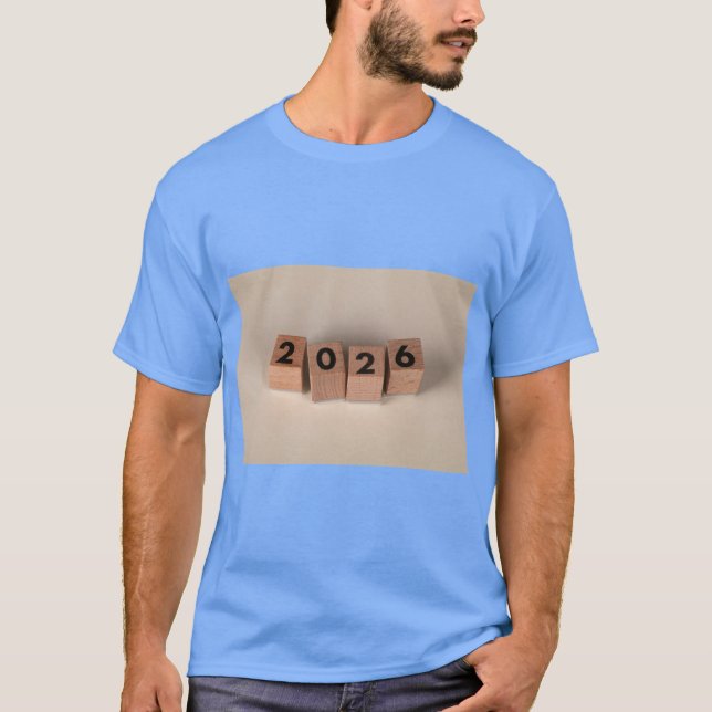 T-shirt Graphisme de célébration de la nouvelle année (Devant)