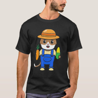 T-shirt Graphisme de chat Agriculture Agriculteur Agricult