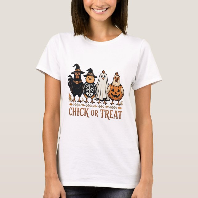 T-shirt Graphisme de costume de poulet de ferme mignon (Devant)