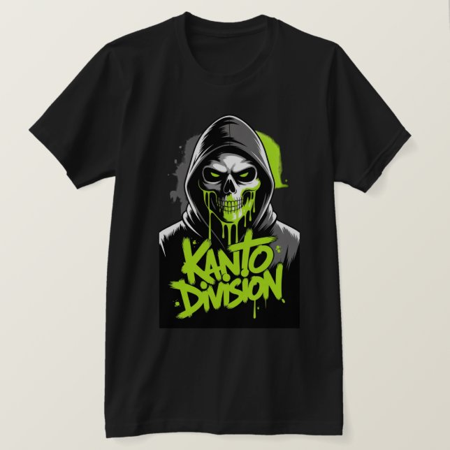 T-shirt Graphisme de crâne de la division Kanto  (Design devant)