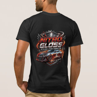 T-shirt Graphisme de détail Nitro Gloss