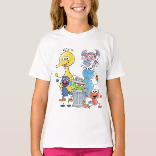 T-shirt Graphisme de Doodley les amis de Sesame
