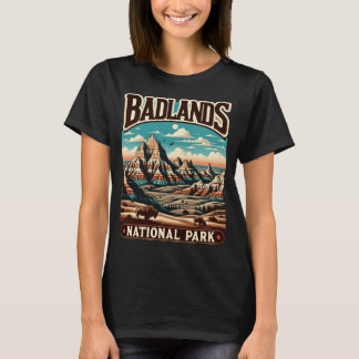 T-shirt Graphisme de formation de roches du parc national