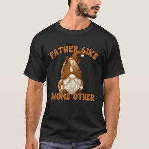 T-shirt Graphisme de gnome à cheval pour hommes Citation