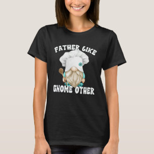 T-shirt Graphisme de gnome de cuisine pour hommes disant P