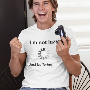 T-shirt Graphisme de journée paresseuse drôle Humour pou