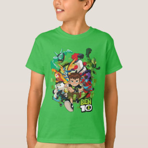 T-shirt Graphisme de pointe Ben 10 Aliens