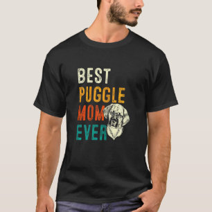 T-shirt Graphisme de Puggle pour femmes filles mamans Mama