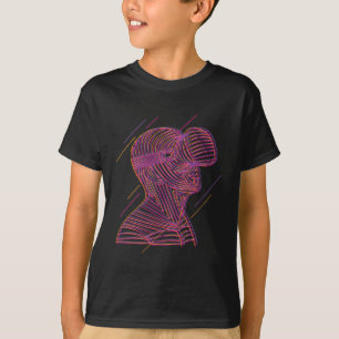 T-shirt Graphisme de réalité virtuelle en ligne pour un jo