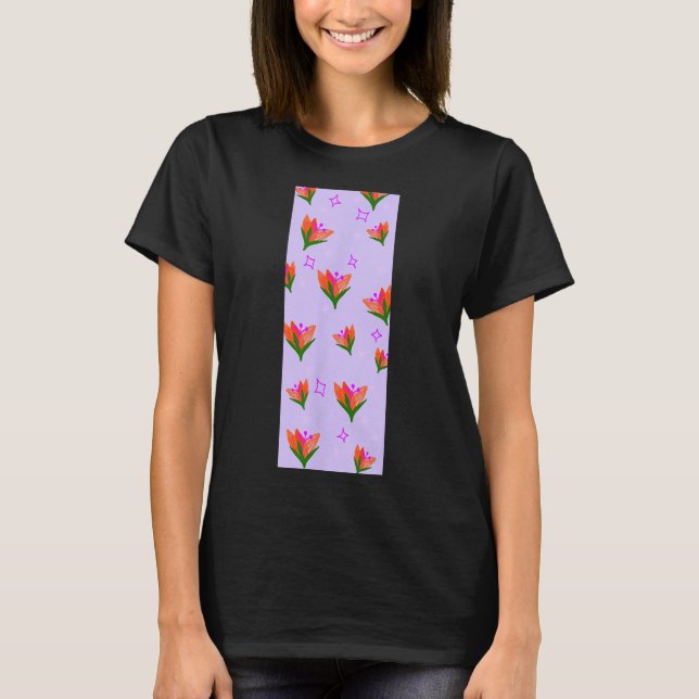 T-shirt Graphisme de tapis de yoga Threadless Floresta Moo (Devant)