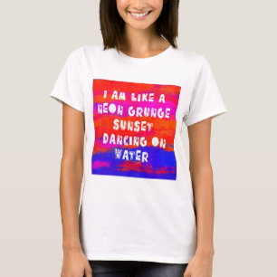T-shirt Graphisme de typographie rétro coucher de soleil g