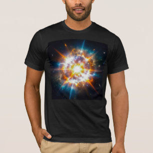 T-shirt Graphisme d'explosion spatiale de supernova cosmiq