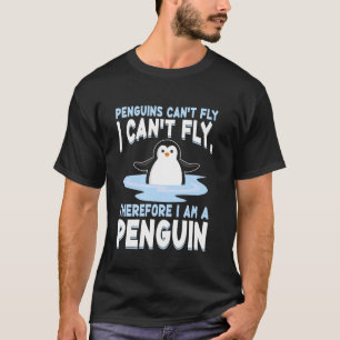 T-shirt Graphisme drôle et mignon de pingouin et de mancho