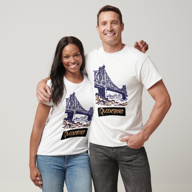 T-shirt Graphisme du pont Queensboro (Unisexe)