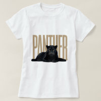 Graphisme éditorial de faune de luxe panthère