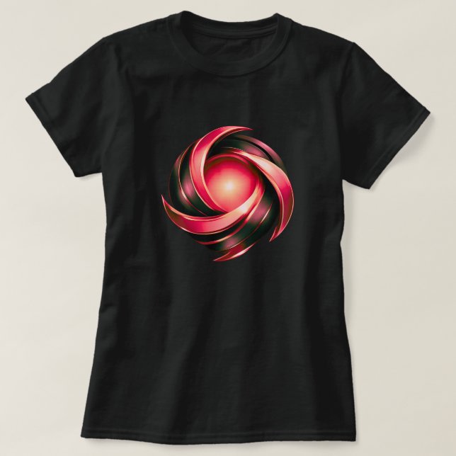 T-shirt Graphisme emblématique à arc entrelacé | Luxe mode (Design devant)