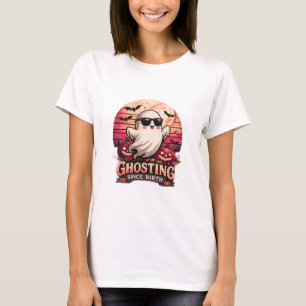 T-shirt Graphisme fantôme drôle depuis la naissance pour H