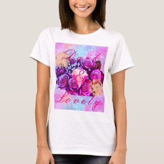T-shirt Graphisme féminin foncé et joyeux