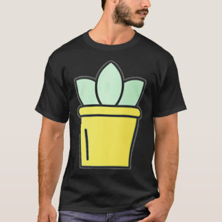 T-shirt Graphisme féminin Tee Petit Cactus Succulent Desig