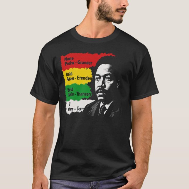 T-shirt Graphisme Inspirant Unité Égalité Liberté (Devant)