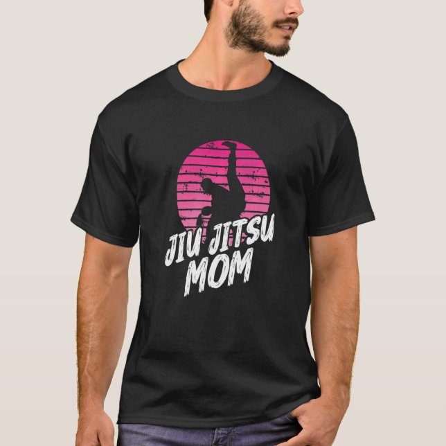 T-shirt Graphisme Jiu Jitsu Apparel Jiu Jitsu Maman (Devant)