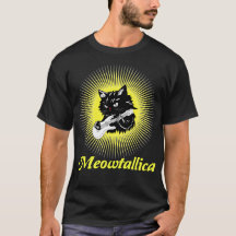 Graphisme Meowtallica : Vibrations de Rock Star