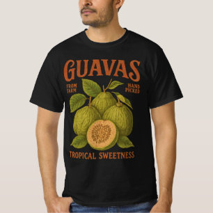T-shirt Graphisme publicitaire rétro de goyaves   Tropical
