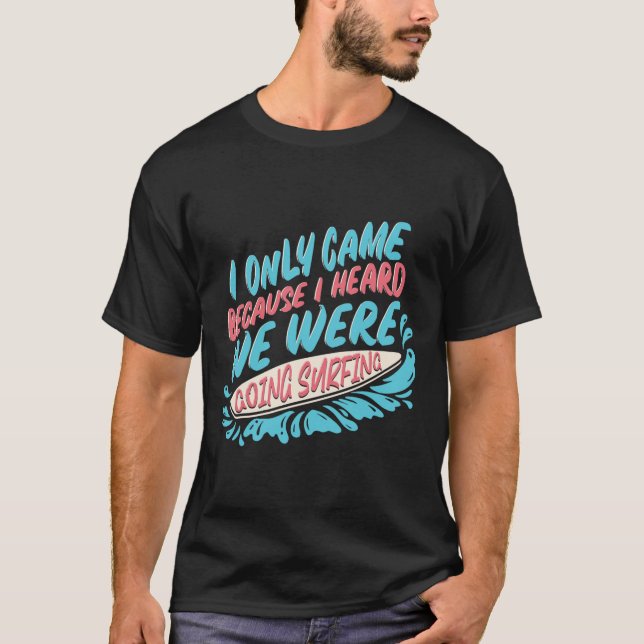 T-shirt Graphisme Rétro de Surf Drôle pour Hommes Femmes E (Devant)