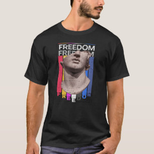 T-shirt Graphisme Rétro Esthétique Statue Grecque Vintage