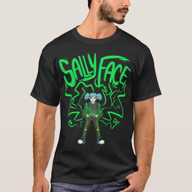 T-shirt graphisme Sallyface Super GearBoy (Devant)