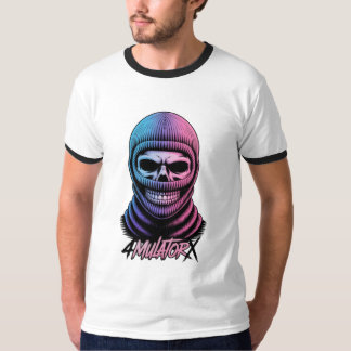 T-shirt Graphisme serpent vert de style vintage