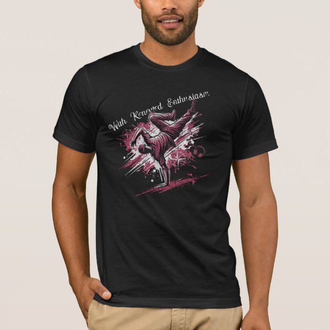 T-Shirt Graphisme Street Dance & Musique Grap (Devant)