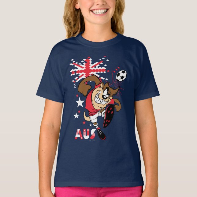 T-shirt Graphisme TAZ™ Team Australia Soccer (Devant)