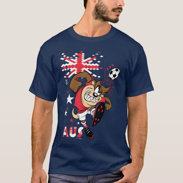 T-shirt Graphisme TAZ™ Team Australia Soccer (Devant)