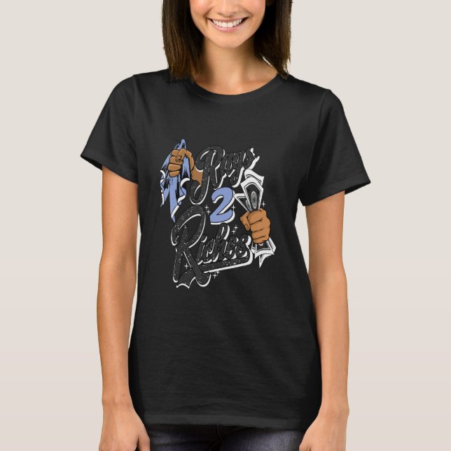 T-shirt Graphisme Tee - shirt Rag 2 Rich Basket Match 5 Or (Devant)