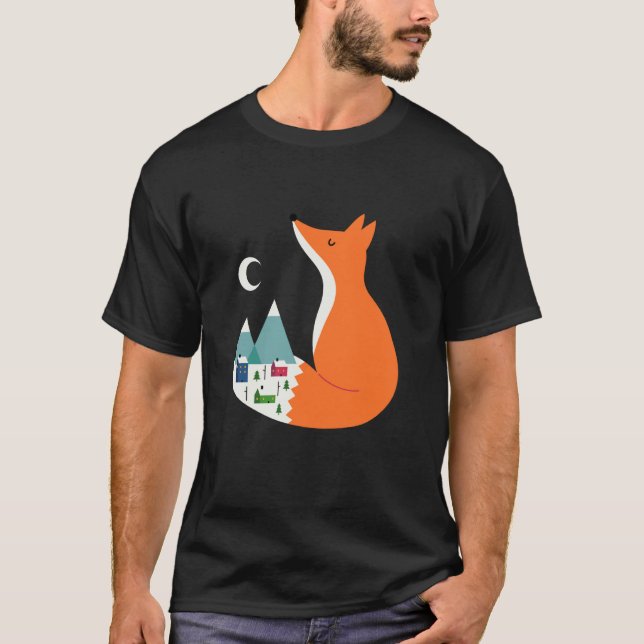 T-shirt Graphisme Threadless Andy Westface Rêves d'Hiver (Devant)