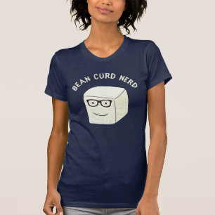 T-shirt Graphisme végétarien Nerd de Bean Curd