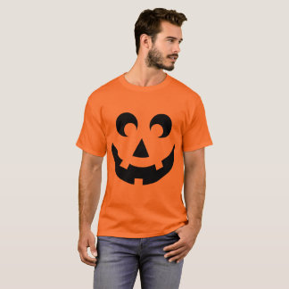 T-shirt Graphismes de visage de citrouille d'Halloween Scr