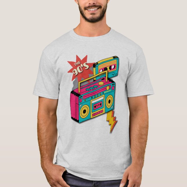 T-shirt graphismes des années 90  (Devant)