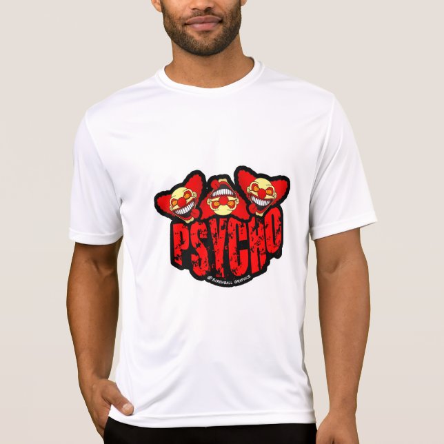 T-shirt Graphismes Psycho Burlesques (Devant)