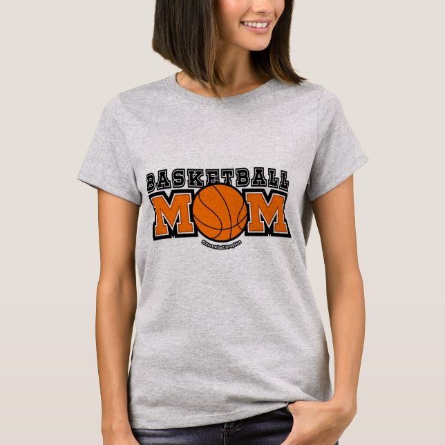 T-shirt Graphismes Screwball Maman de Basket (Devant)