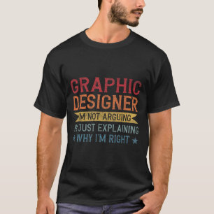 T-shirt Graphiste de devis de profession amusant