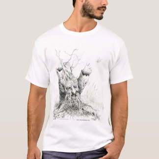 T-shirt Graphite de "d'esprit d'arbre vieil homme"