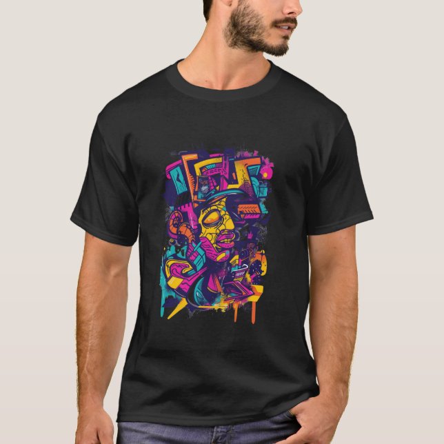 T-shirt Gras Graffiti Urban Mode Strewear (Devant)