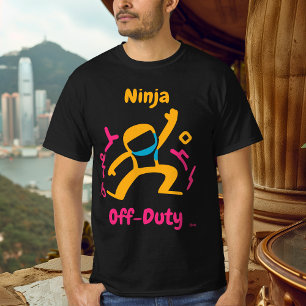 T-shirt Gras Hors-service Ninja Graphic pop art style néon