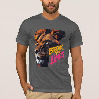 T-shirt Gras Lion Art Motivational